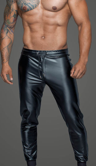 Noir Handmade Look Trousers Black