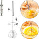 Manual Mixer Beater Stainless Steel 6kzn326