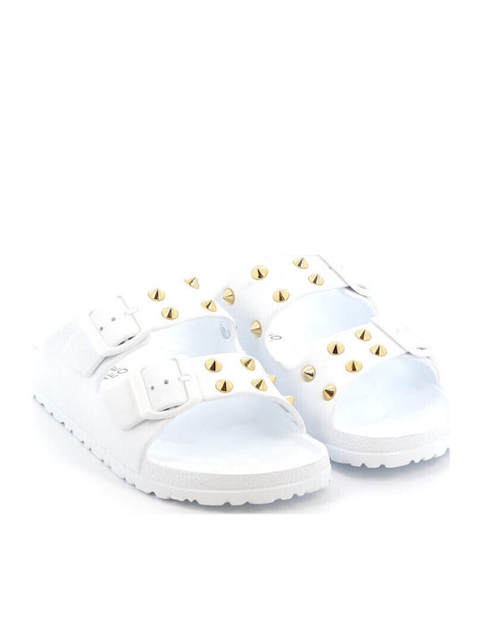 Ateneo Γυναικεία Σανδάλια White Gold