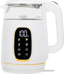 Adler Kettle 1.7lt 1850W White-Gold