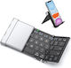 iClever BoostType IC-BK03 Ασύρματο Bluetooth Πληκτρολόγιο με Touchpad Αγγλικό US Foldable