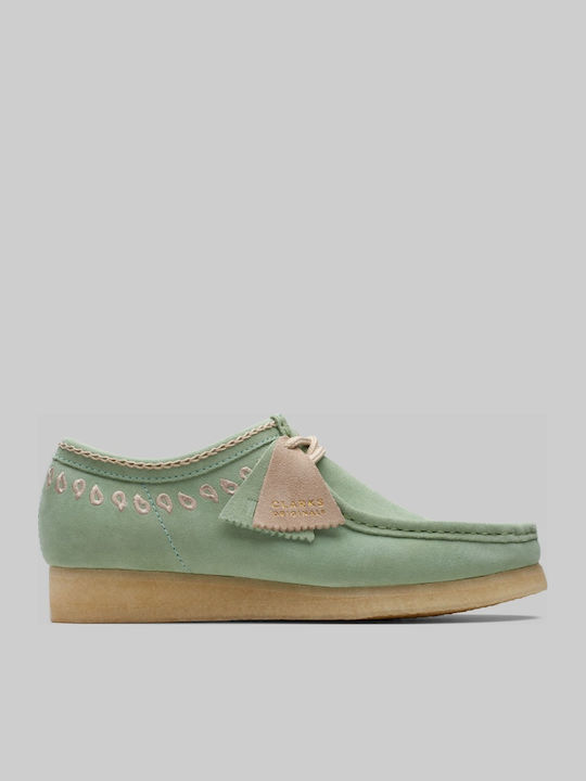 Clarks Wallabee Wildleder Herren Mokassins in G...