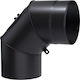 90° Adjustable Corner Black Steel Chimney Pipe ...