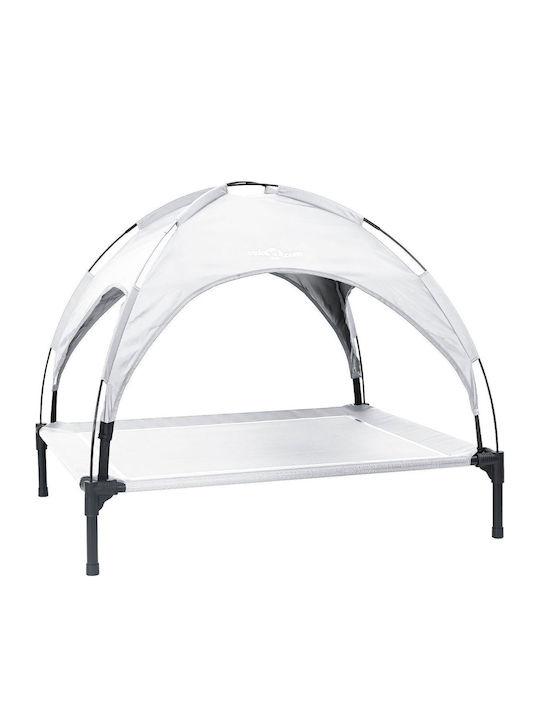 vidaXL Elevated Dog Bed Gray 90x81cm
