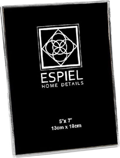 Espiel Photo Frame with Silver Metallic Frame 13x18