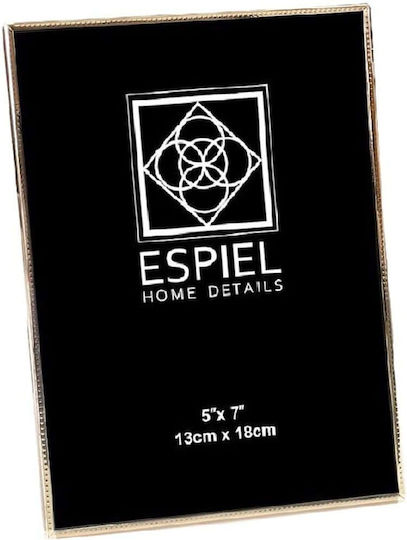 Espiel Espiel Metallischer Fotorahmen mit Goldenem Rahmen 4 Stück