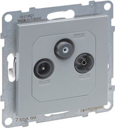 TV-R-SAT Enddose Mechanismus Aluminium Seano 76...