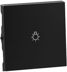 Schwarze Lampenschalterplatte Seano 765313 Legr...