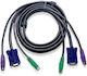 KVM кабел Aten 2L-1006P/C VGA M + 2x PS/2 M към VGA F + PS/2 M 6.0 м
