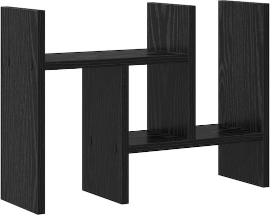 Vidaxl Schreibtisch-Organizer Schwarz Eiche 50x15,5x35,5 cm