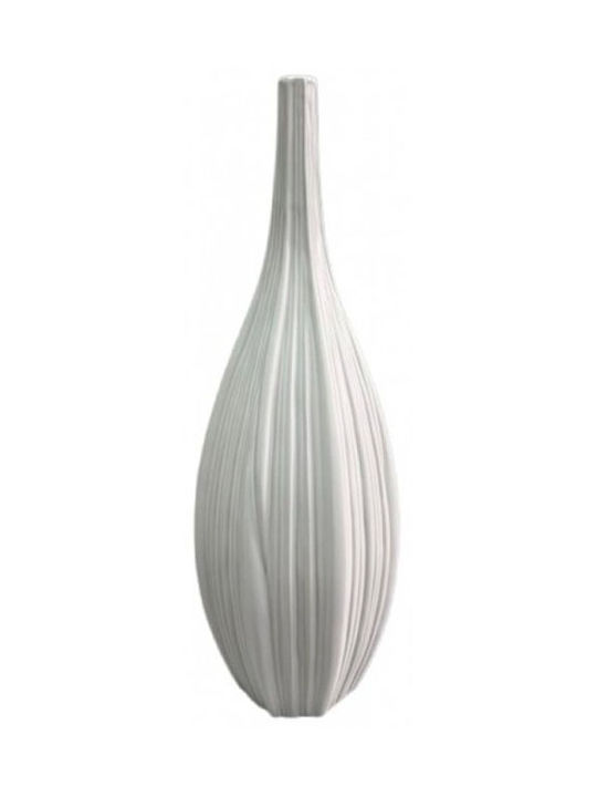 Karvounis Decorative Vase White 14x14x43cm
