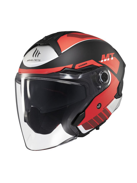 MT Cosmo SV S Cruiser Β5 Red Κράνος Μηχανής Jet...