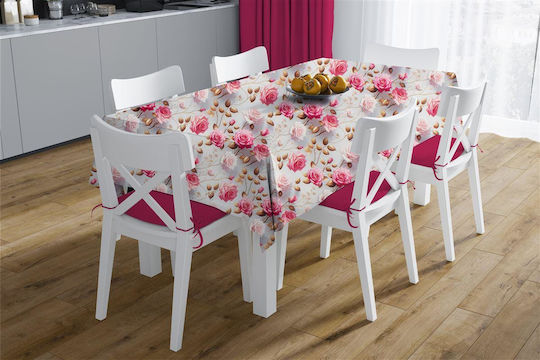 Roses 465 Fleckabweisend Grau-Rosa 180x300cm Roses 465 Fleckabweisend Grau-Rosa 180x300cm