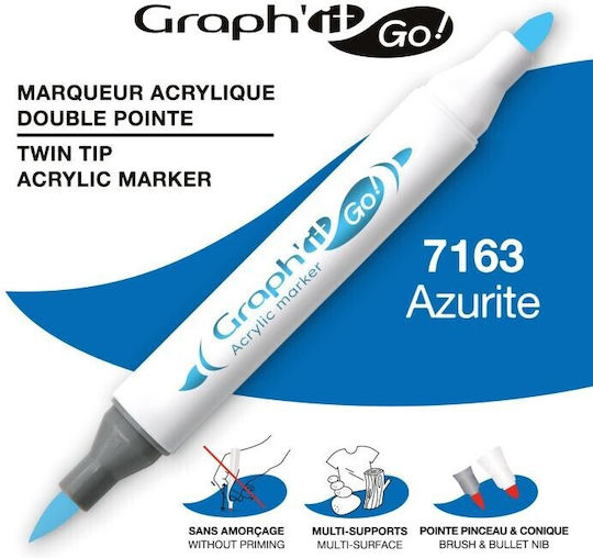 Graph' it Acrylic Marker Azurite