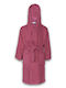 Bathrobe with Hood Dusty Rose 420gr/m²