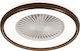 Lineme Calmo Ceiling Fan with Light Fixture Brown
