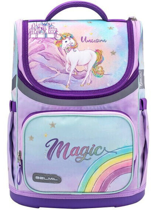 Belmil School Bag Backpack Elementary, Elementary with Water Bottle Holder