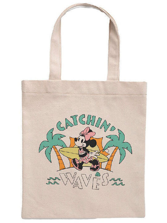 Funko Disney Minnie Mouse Catchin' Waves Παιδική Τσάντα Μπεζ 41x37εκ.