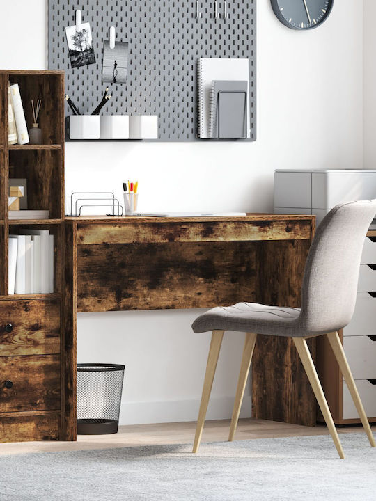 Desk Wooden Smoked Oak 100x40x76cm