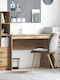 Desk Wooden Artisan Oak 100x40x76cm