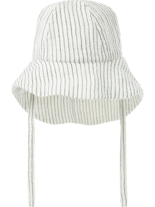 Name It Παιδικό Καπέλο Bucket Υφασμάτινο Λευκό