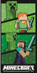 Minecraft Creeper Beach Towel Alex Steve 70*140 Cm