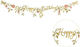 Happy Birthday Girlande Blumen 130 cm