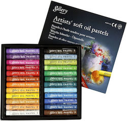 Λαδοπαστέλ Gallery Oil Pastel Premium Σετ 24 Τεμ