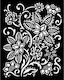 Thick Stencil Stamperia 20x25cm Timeless Batik ...