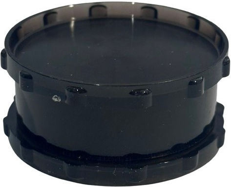 Τριφτησ-grinder Πλαστικος 50 Χ 24mm 1 Θεσης Μαυρος
