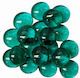 Chessex Kristall-Teal-Glassteine in 4"-Röhre 40