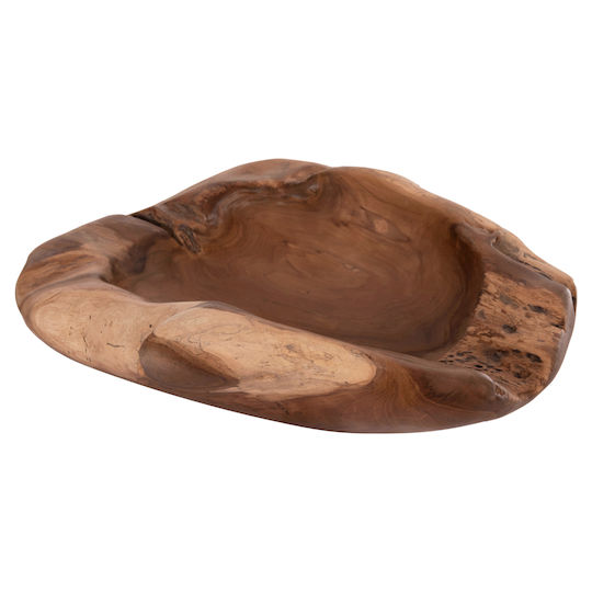 HomeMarkt Noki Bol Decorativ Lemn Galben 60x46x15cm 1buc