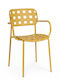 Scaun de exterior Metalic Clover Aukra 4buc 52x54x80cm