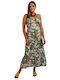 Summer Midi Dress Green