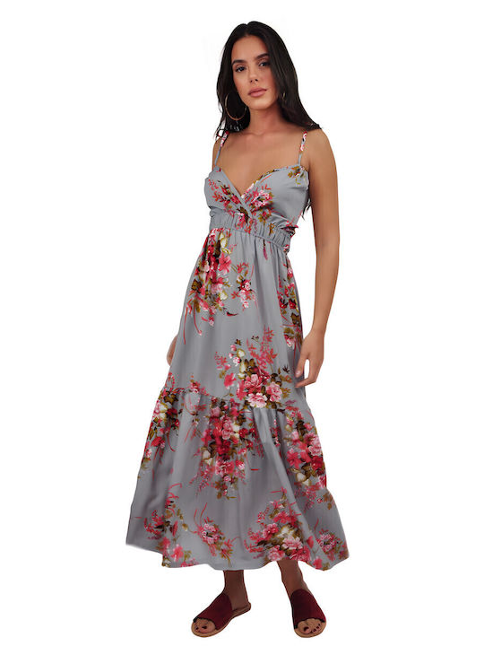 Summer Midi Dress Light Blue