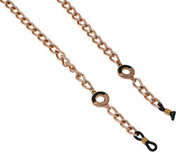 Brillenkette in Roségold