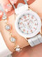 Women's Watch with Gold Metal Bracelet