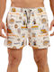 Men's Swimwear Shorts Multicolor with Patterns