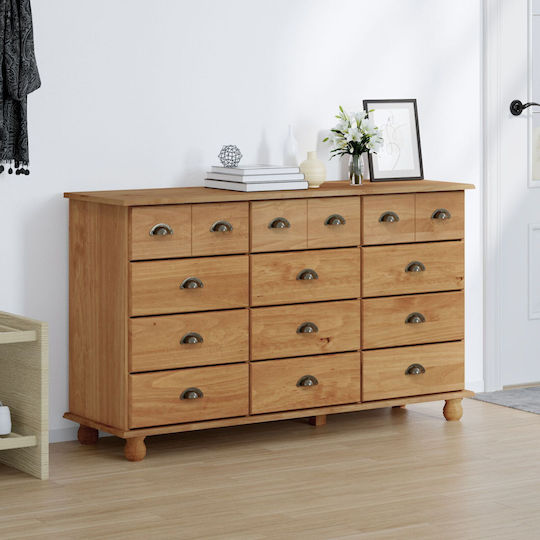 Solid Wood Chest of Drawers 79x40x133.5cm Solid Wood Chest of Drawers 79x40x133.5cm