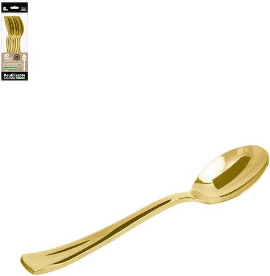 Μεταλλικά Χρυσό 17.5cm 1774R 6τμχ