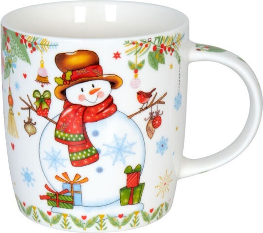 Konitz Ornament de masă de Crăciun Cană De porțelan Christmas Snowman