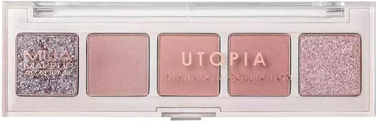 MUA Shade Παλέτα με Σκιές Ματιών Matte σε Στερεή Μορφή
