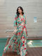 Set with Skirt Floral Green