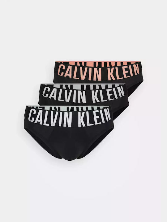 Calvin Klein Мъжки слипове Black, Multicolor 3О...