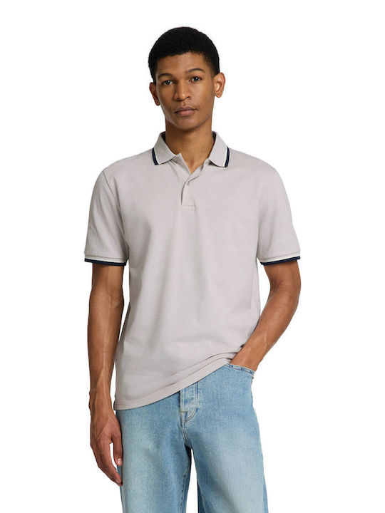 Selected Polo Short Sleeve Athletic Blouse Beige