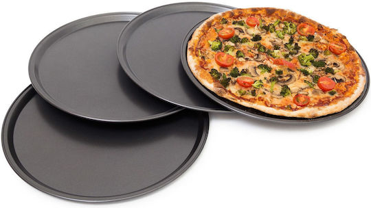 Relaxdays Baking Pan Made of Stainless Steel with Non-Stick Coating 33cm
