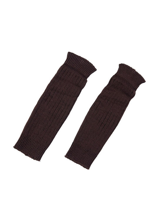 GSA Leg Sleeves for Football Shin Guards Brown 1 Pair