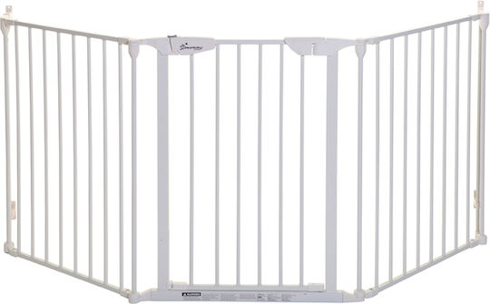Dreambaby Блиндирана врата от Метал в Бял Цвят 74.5x74см 1бр