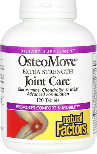 Natural Factors Osteomove Συμπλήρωμα για την Υγεία Αρθρώσεων & Οστών 120 ταμπλέτες