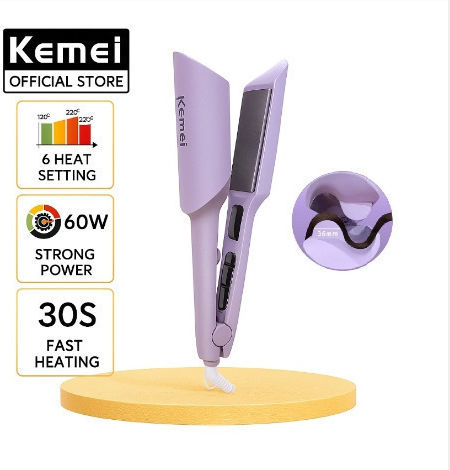 Kemei Ψαλίδι Μαλλιών για Μπούκλες 36mm 60W KM-3119